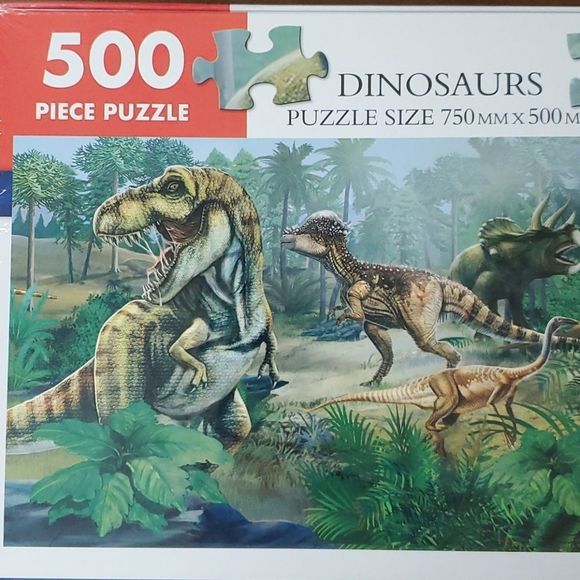*** GIFT *** NEW Wonders of Learning sealed 500 puzzle dinosaur - Picture 5 of 5